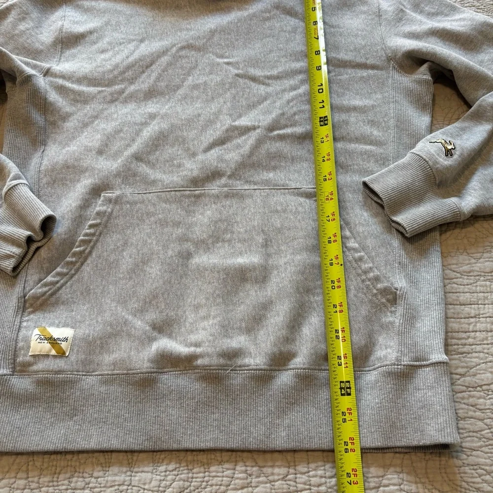 Tracksmith Gray Hooded Sweatshirt